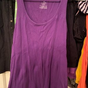 Purple tank